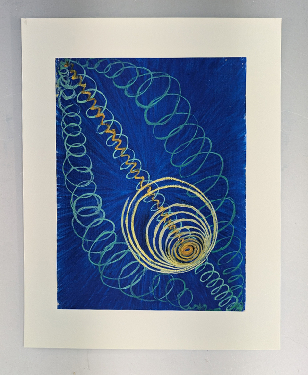 額絵（Ａ４）：HAK021-A4 ：Primordial Chaos, No. 16,The WU/ROSEN Series. Grupp 1