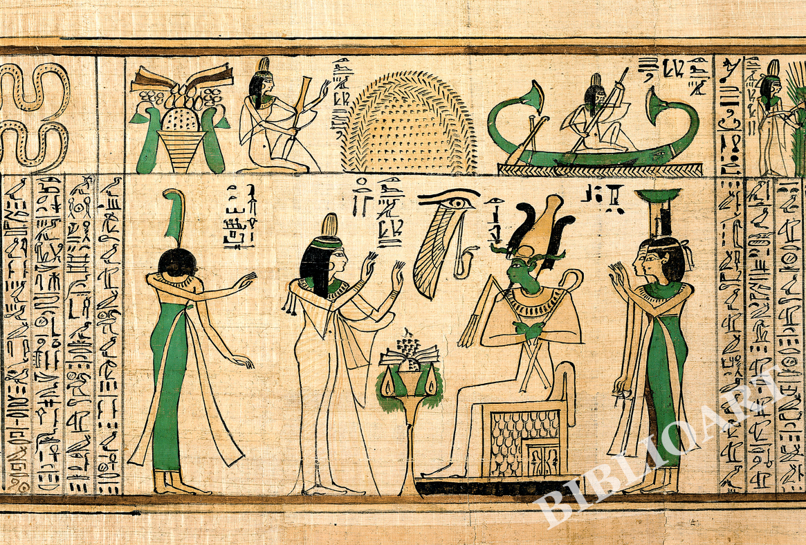 ポストカード単品：AE002-BP
：Book of the Dead for the Chantress of Amun, Nany -1