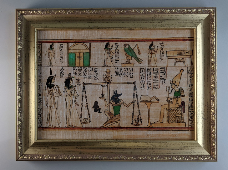 額装品（Ａ４）：AE003-A4G-KIN：Book of the Dead for the Chantress of Amun, Nany -2