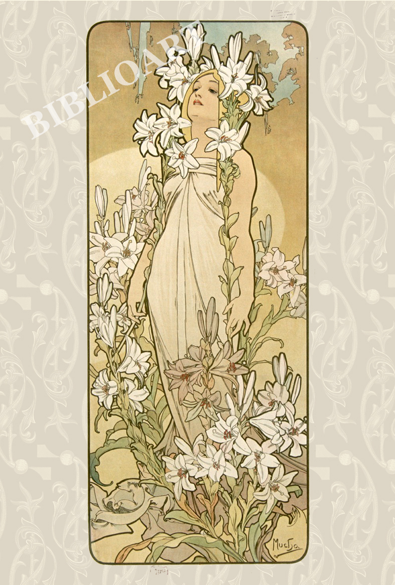ポストカード単品：AM014-BP
：La Fleur(1897) -3