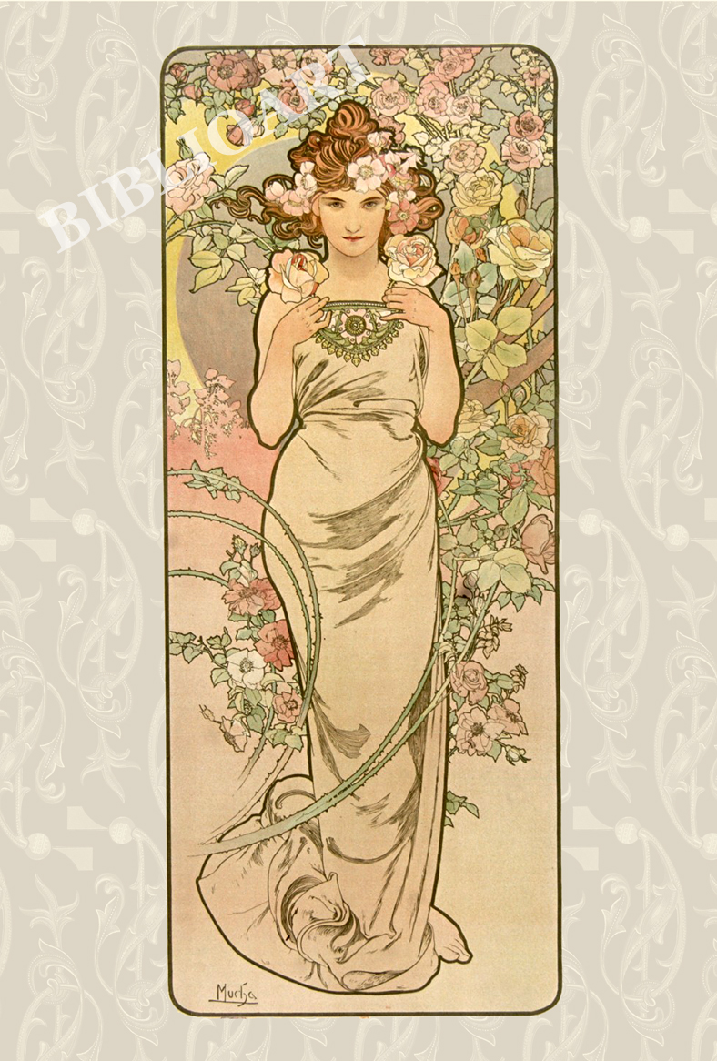 ポストカード単品：AM016-BP
：La Fleur(1897) -5