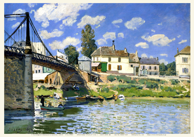 額絵（Ａ５）：AS007-A5
：The Bridge at Villeneuve-la-Garenne