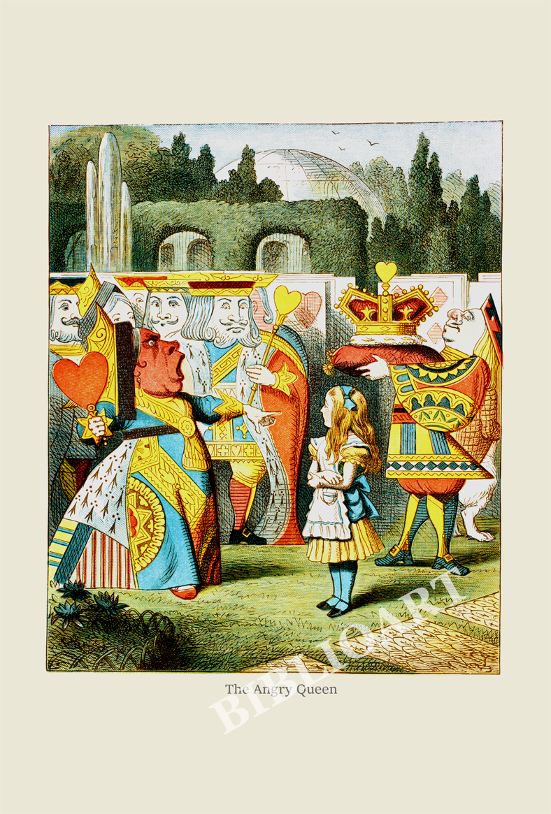 ポストカード単品：C003-BP
：アリスと赤の女王