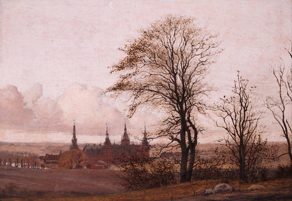 ポストカード単品：CK001-BP
：Autumn Landscape. Frederiksborg Castle in the Middle Distance