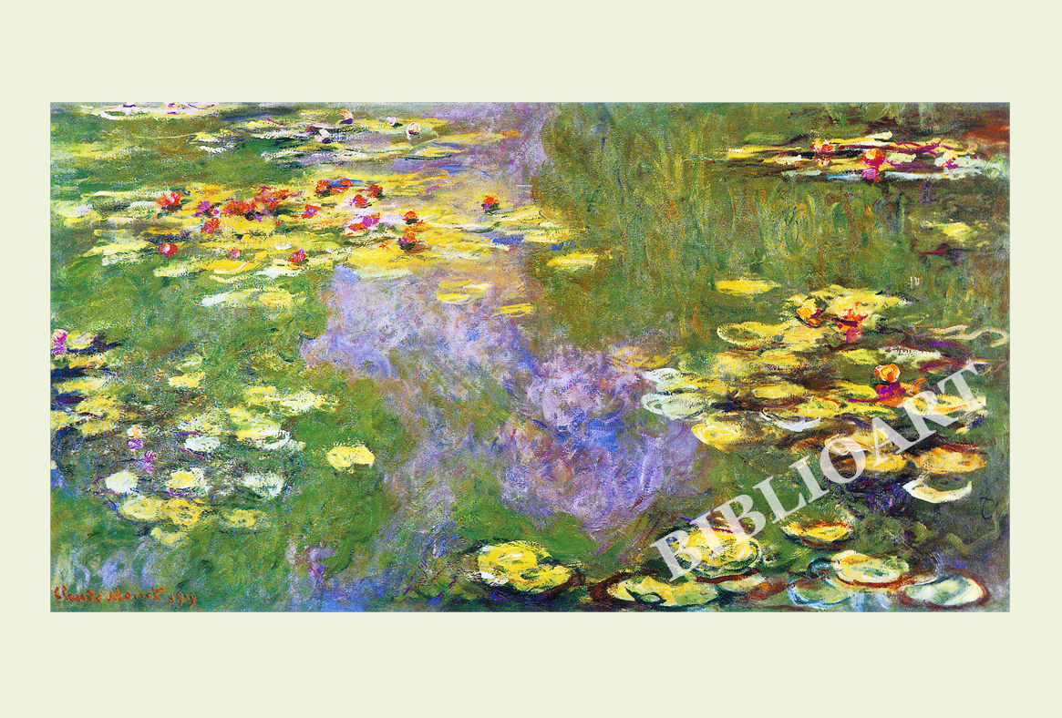 ポストカード単品：CM004-BP
：Water-lilies Pond, Giverny