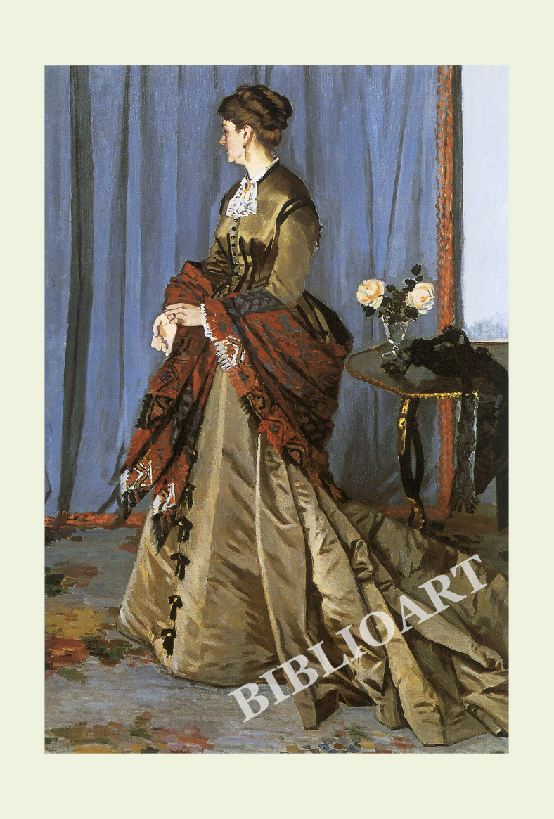 ポストカード単品：CM015-BP
：Portrait of Mrs. Gaudibert
