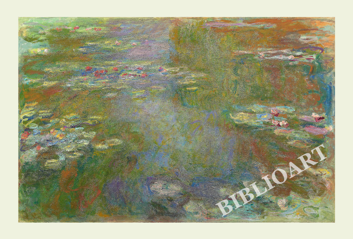 ポストカード単品：CM106-BP
：Water Lily Pond