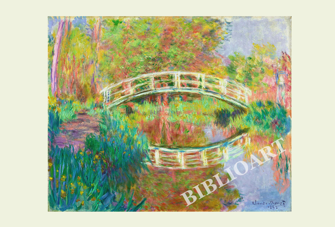 ポストカード単品：CM112-BP
：Japanese Footbridge, Giverny