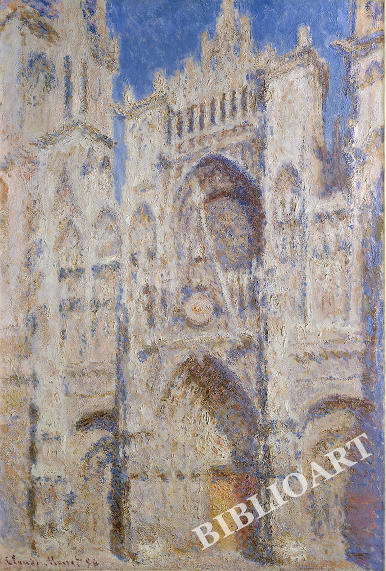 ポストカード単品：CM410-BP
：Rouen Cathedral: The Portal (Sunlight)