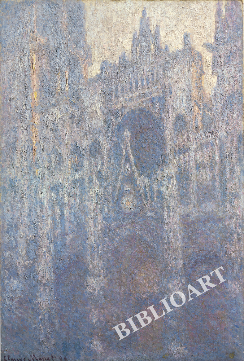 ポストカード単品：CM412-BP
：The Portal of Rouen Cathedral in Morning Light