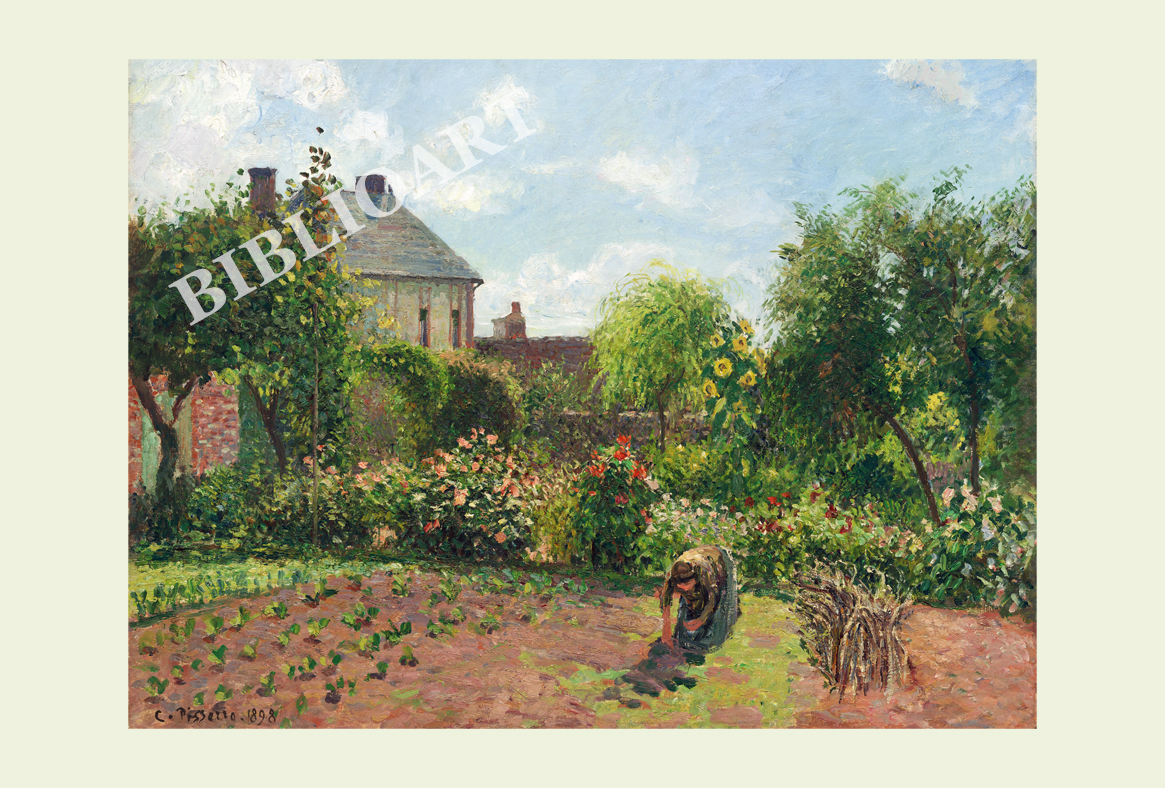 ポストカード単品：CP015-BP
：The Artist's Garden at Eragny