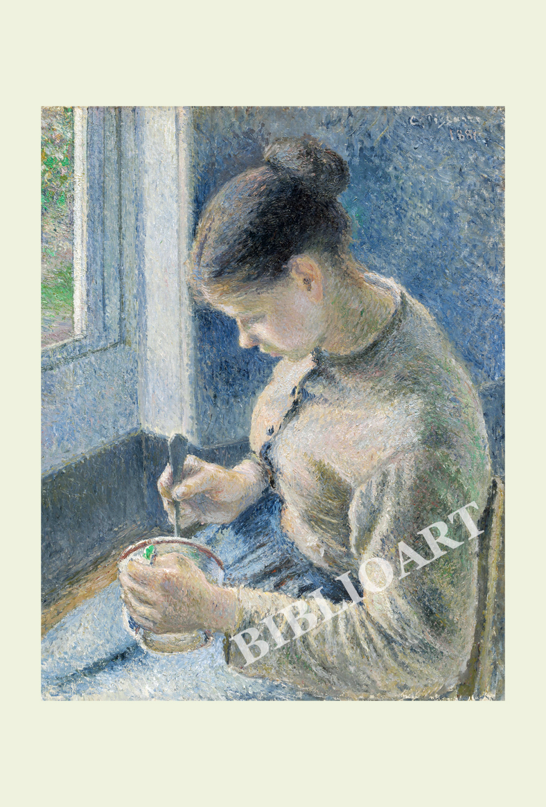 ポストカード単品：CP022-BP
：Young Peasant Having Her Coffee
