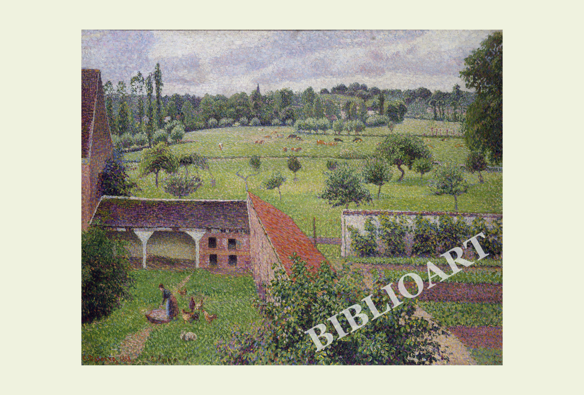 ポストカード単品：CP026-BP
：View from my Window, Eragny-sur-Epte