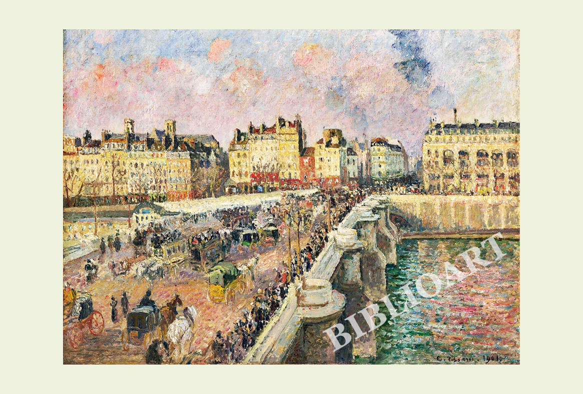 ポストカード単品：CP029-BP
：Afternoon Sunshine, Pont NeufAfternoon Neuf