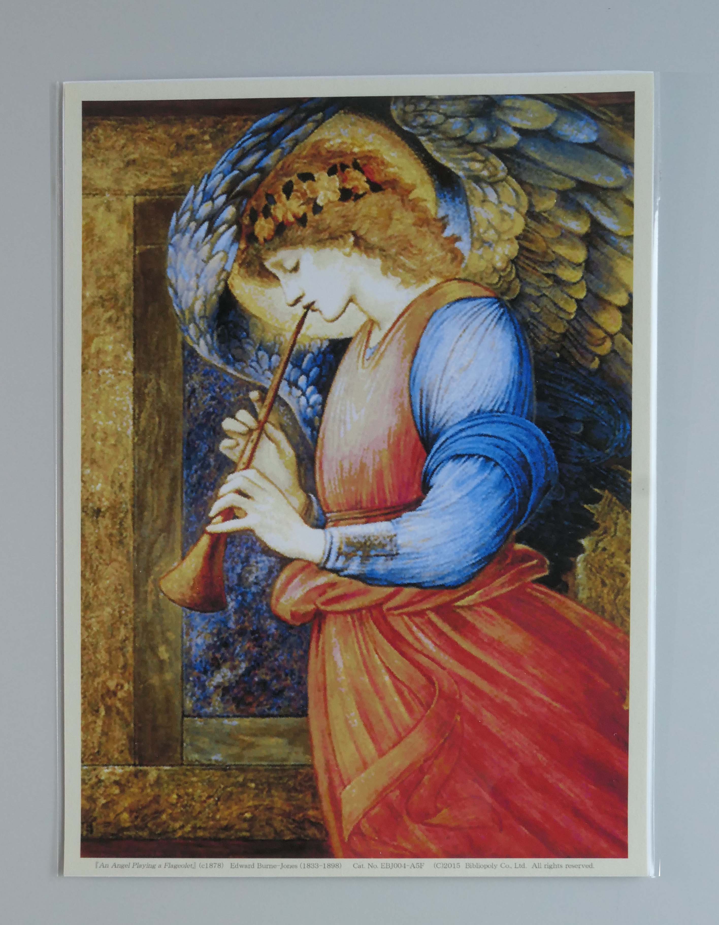 額絵（Ａ５）：EBJ004-A5：An Angel Playing a Flageolet