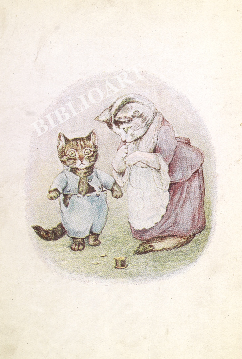 ポストカード単品：HBP003-BP：子猫トムの物語 -3