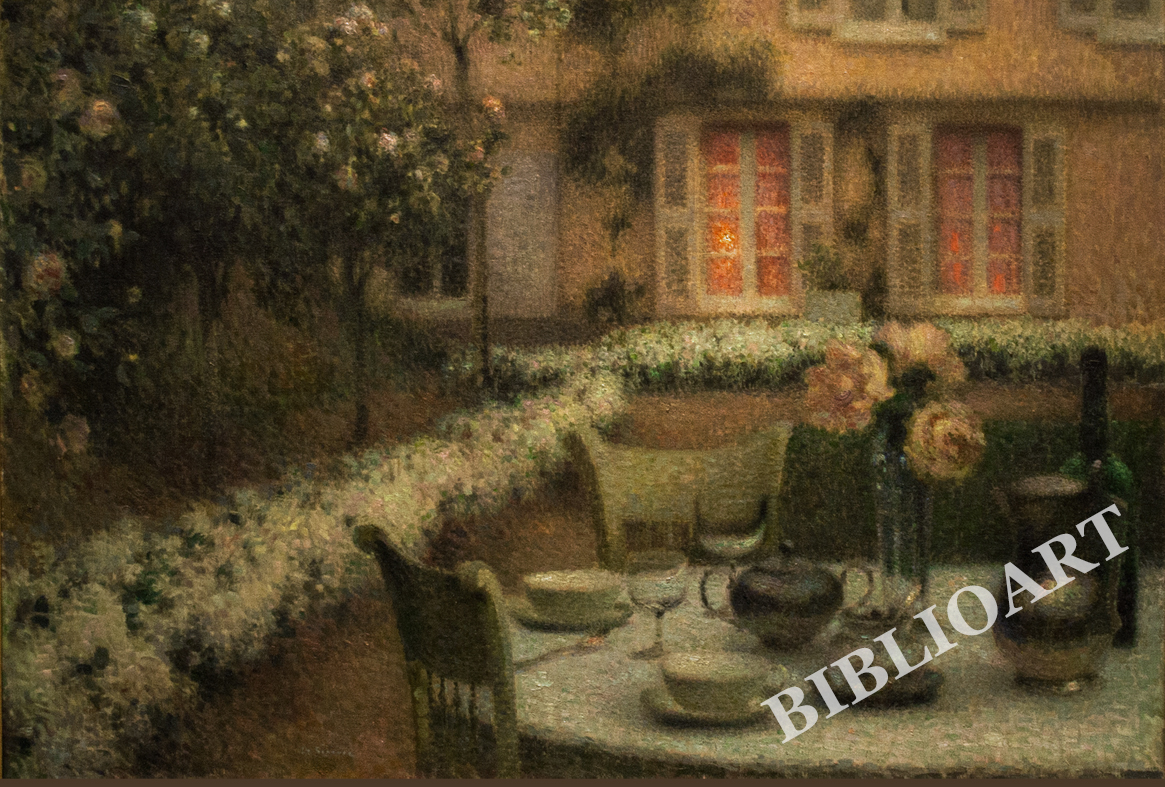 ポストカード単品：HLS006-BP：The Table in the White Garden