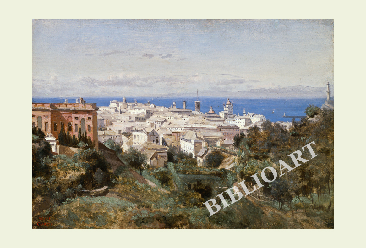 ポストカード単品：JBCC015-BP：View of Genoa