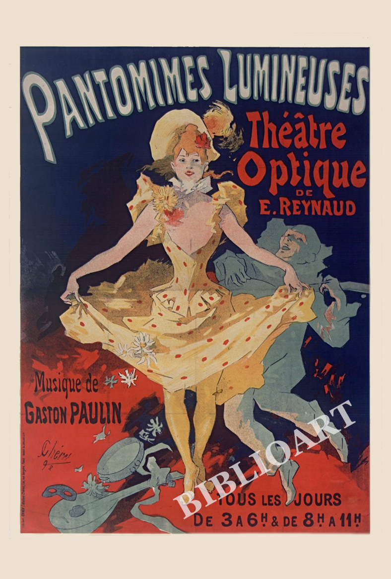 ポストカード単品：JC120-BP：Pantomimes lumineuses.Theatre optique de E.Reynaud