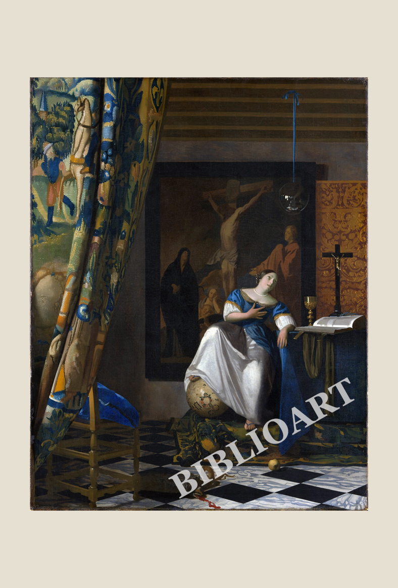 ポストカード単品：JV016-BP
：Allegory of the Catholic Faith