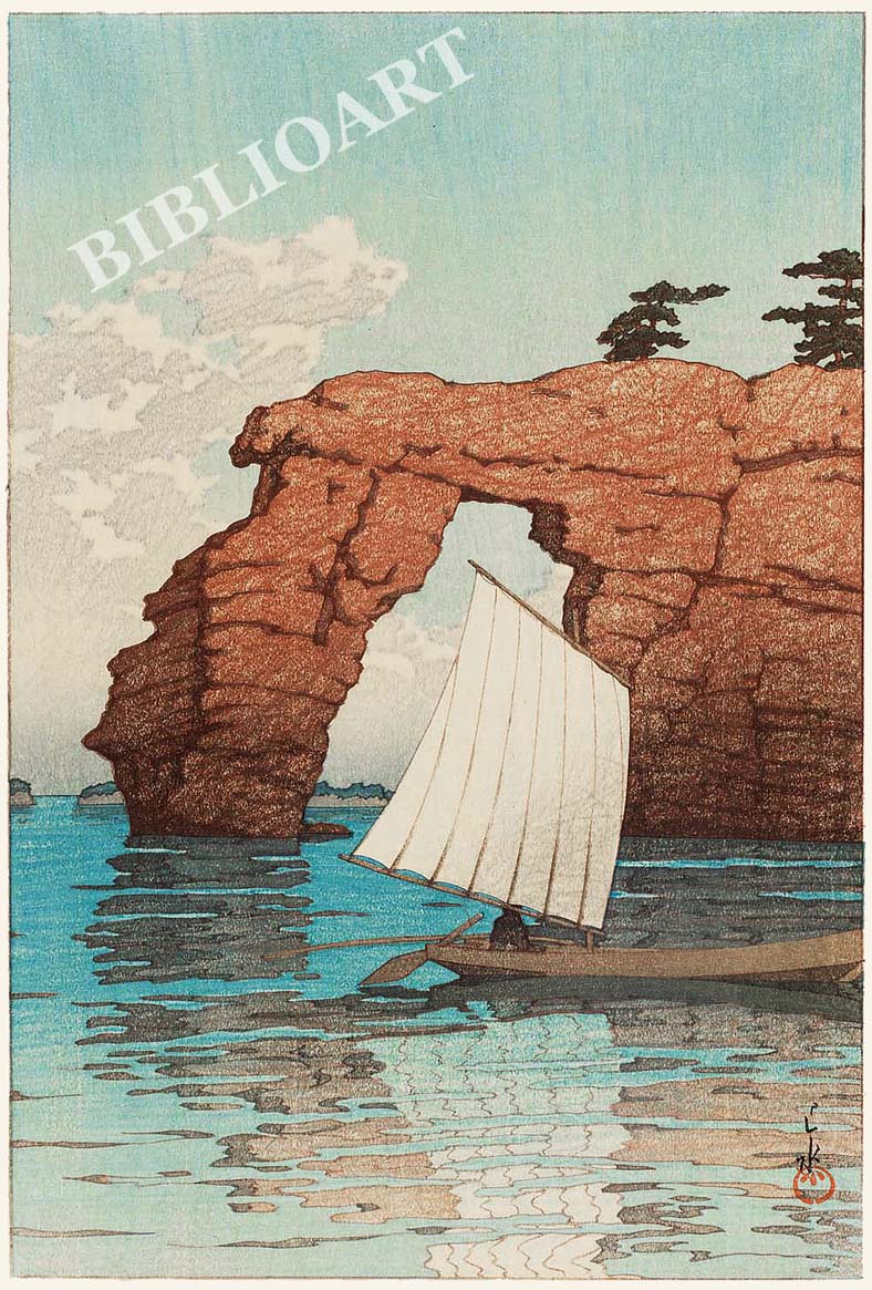 ポストカード単品：KHS021-BP：日本風景　東日本篇より 『松島材木島』
