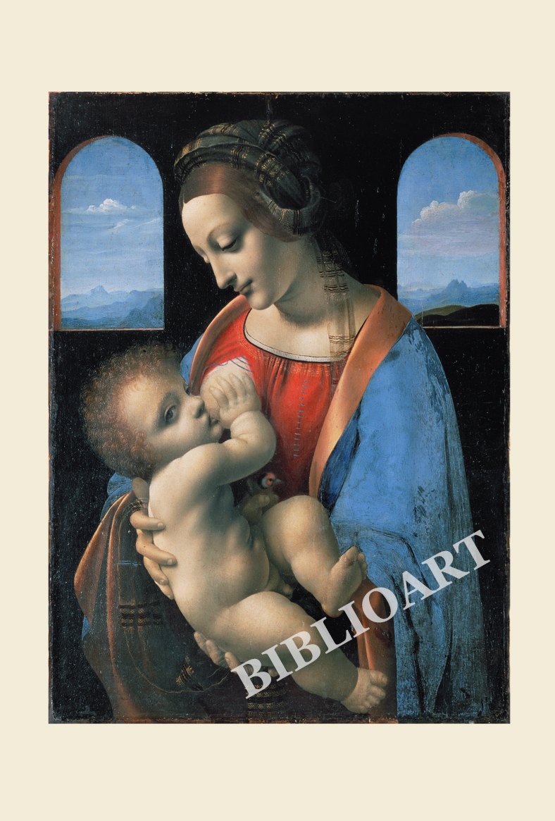 ポストカード単品：LV010-BP
：リッタの聖母子