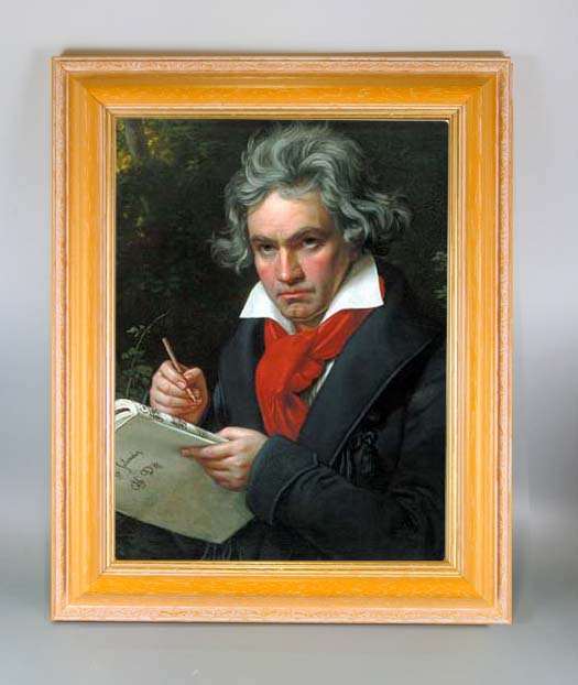 額装品（Ａ５）：M019-A5G-B
：ベートーヴェンの肖像画