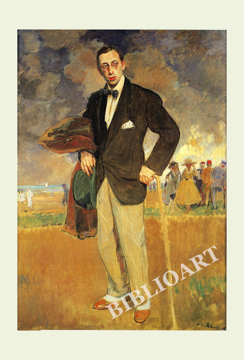 ポストカード単品：M071-BP
：ストラヴィンスキーの肖像画