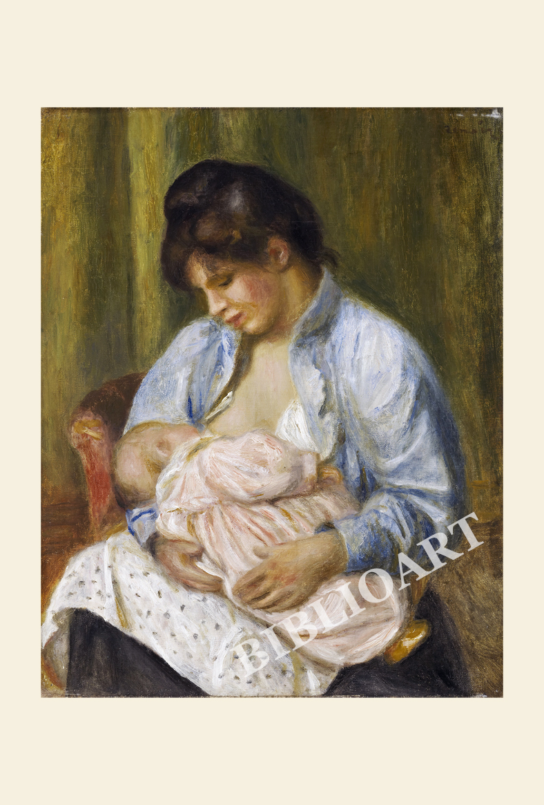 ポストカード単品：PAR101-BP：A Woman Nursing a Child