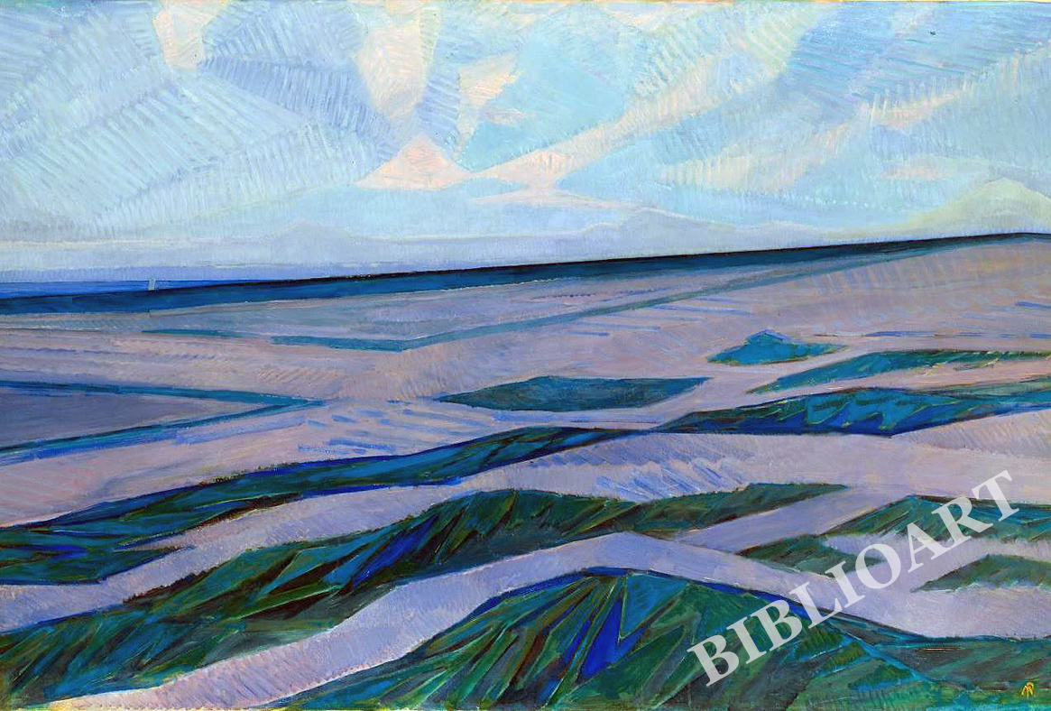 ポストカード単品：PM011-BP
：Dune landscape at Domburg