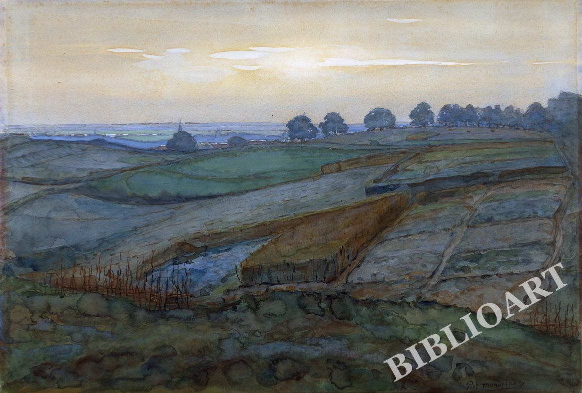ポストカード単品：PM017-BP
：Landscape near Arnhem