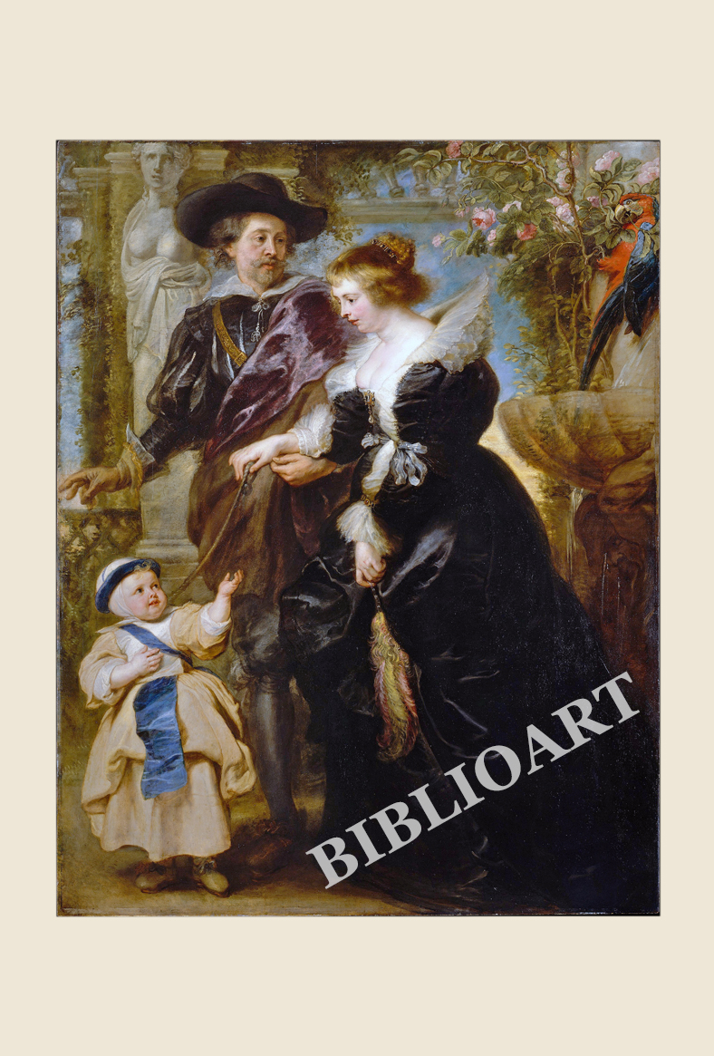 ポストカード単品：PPR004-BP：Rubens, His Wife Helena Fourment , and Their Son Frans