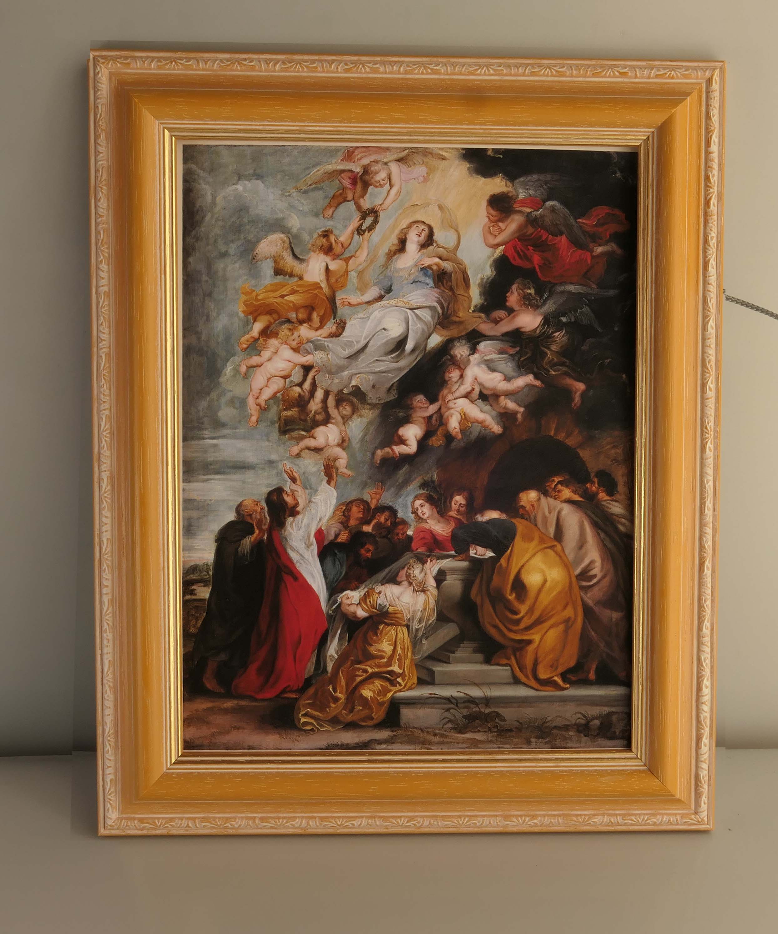 額装品（Ａ５）：PPR011-A5G-B：The Assumption of the Virgin