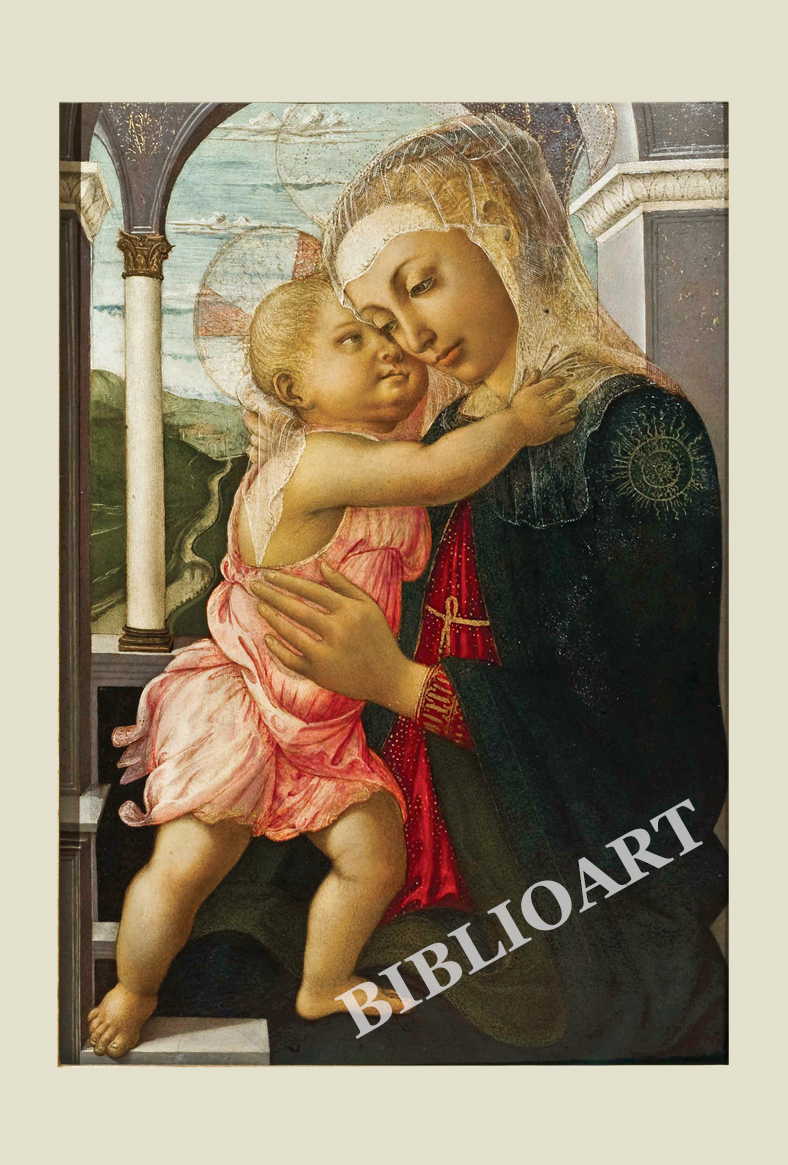 ポストカード単品：SAB007-BP：Madonna and Child (Madonna della Loggia)