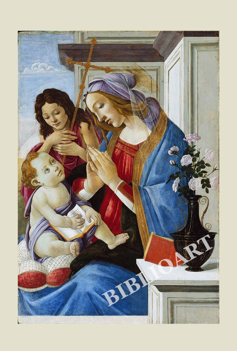 ポストカード単品：SAB015-BP：Virgin and Child with Saint John the Baptist