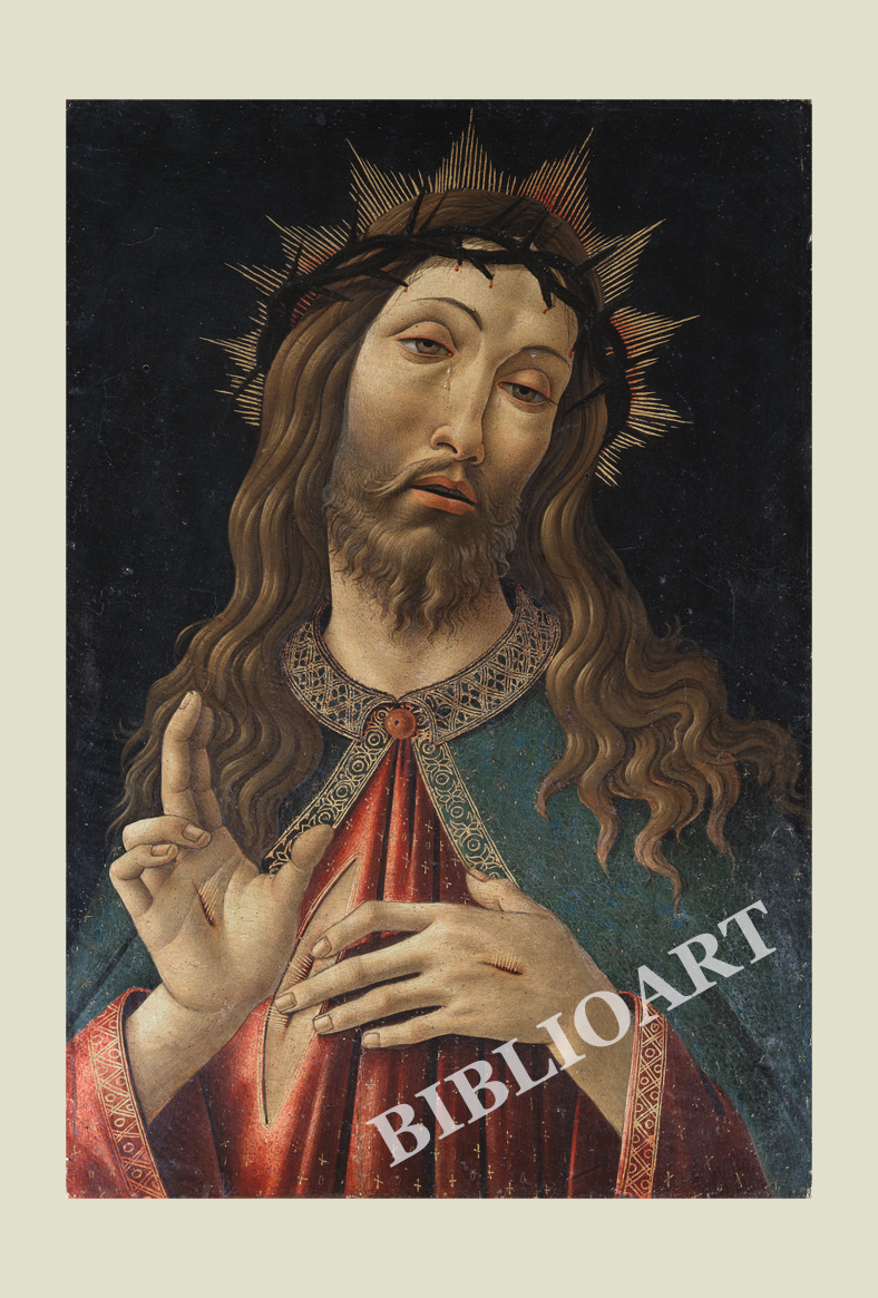 ポストカード単品：SAB017-BP：Christ Crowned with Thorns