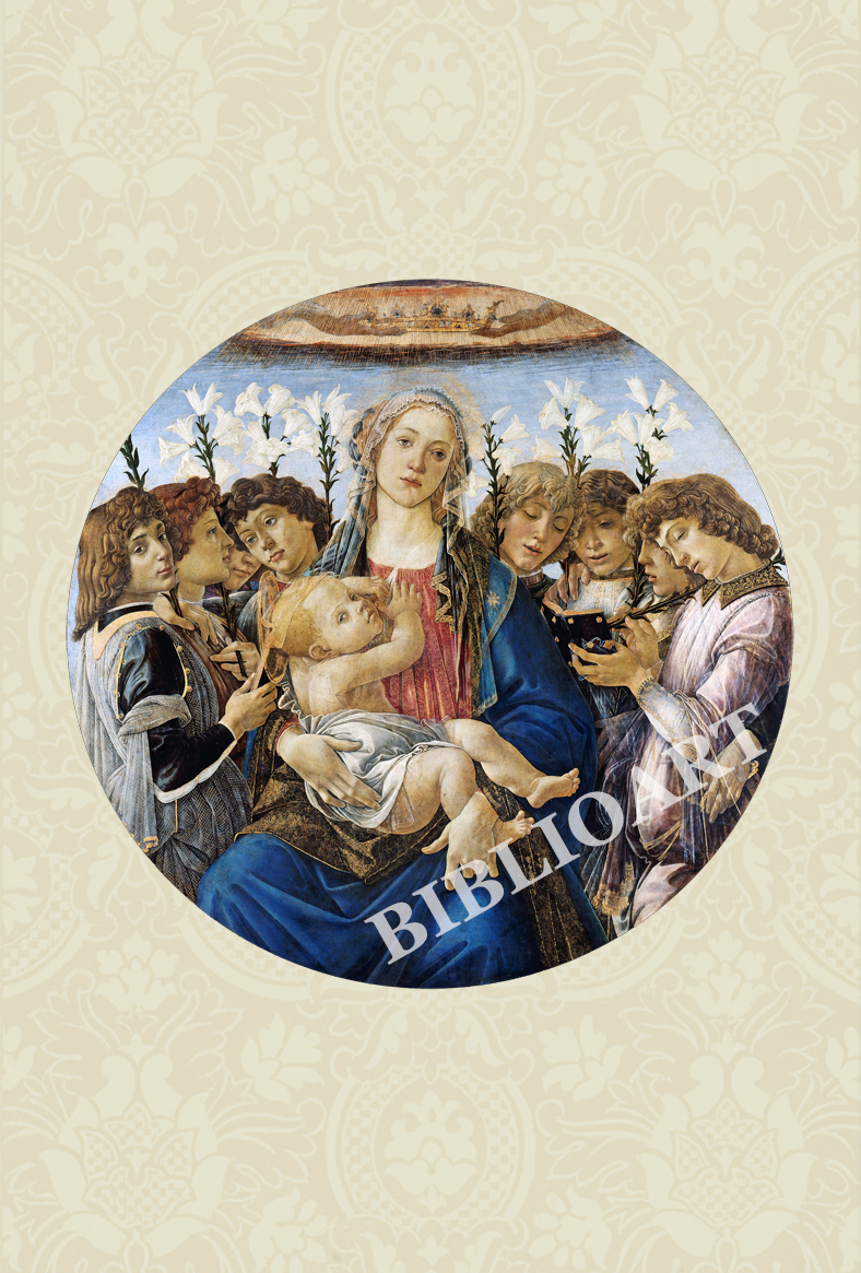 ポストカード単品：SAB021-BP：Mary with the Child and Singing Angels