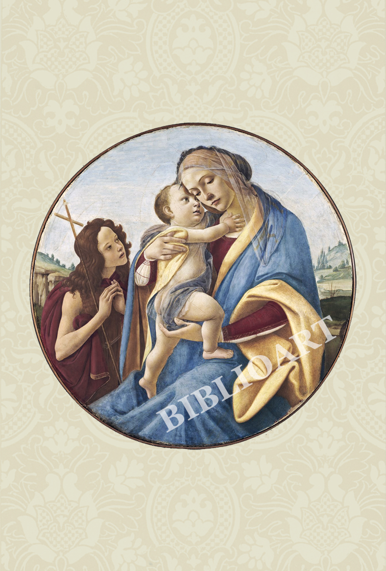 ポストカード単品：SAB025-BP：Virgin and Child with the Young Saint John the Baptist