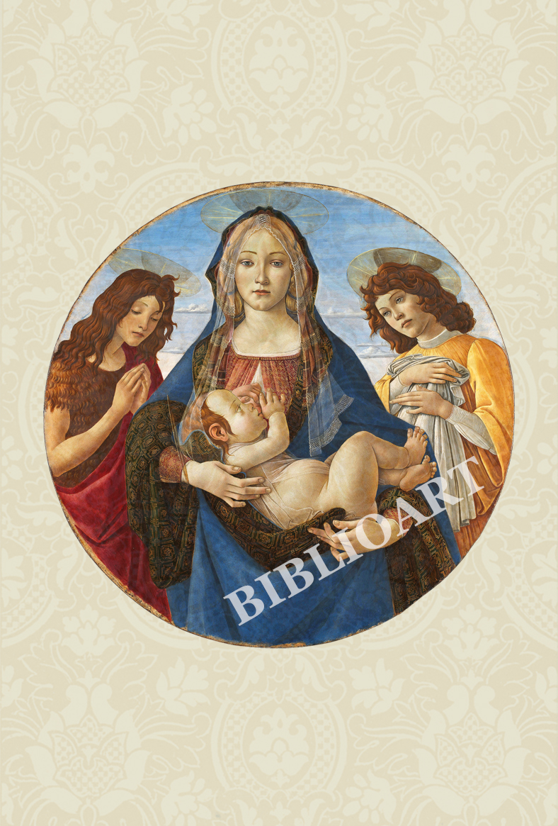 ポストカード単品：SAB026-BP：The Virgin and Child with Saint John and an Angel