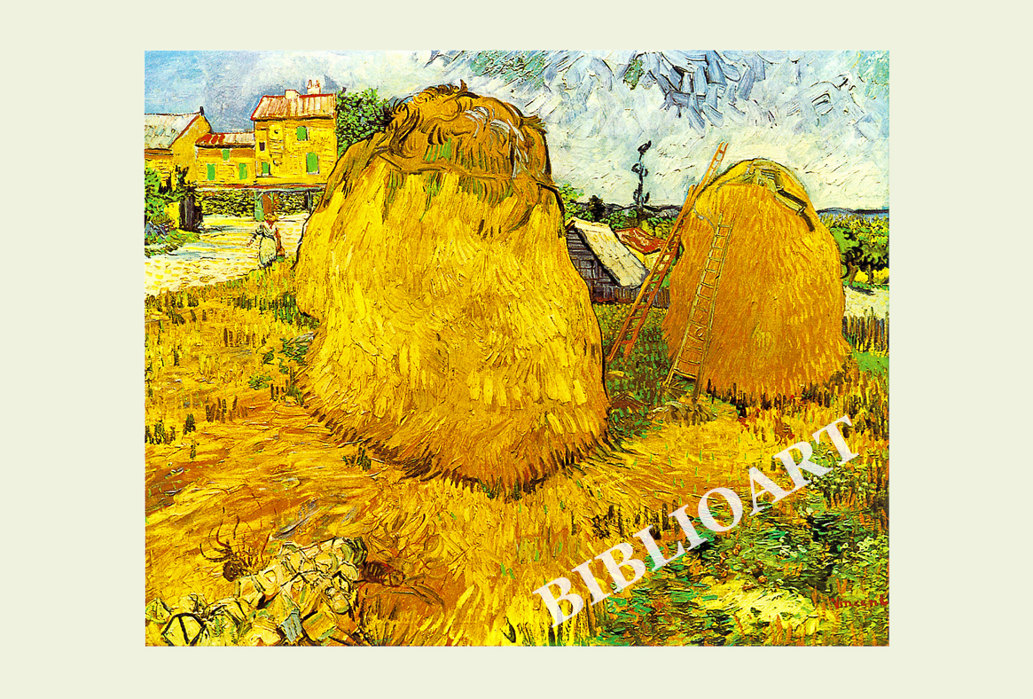ポストカード単品：VVG014-BP：プロヴァンスの干草の山