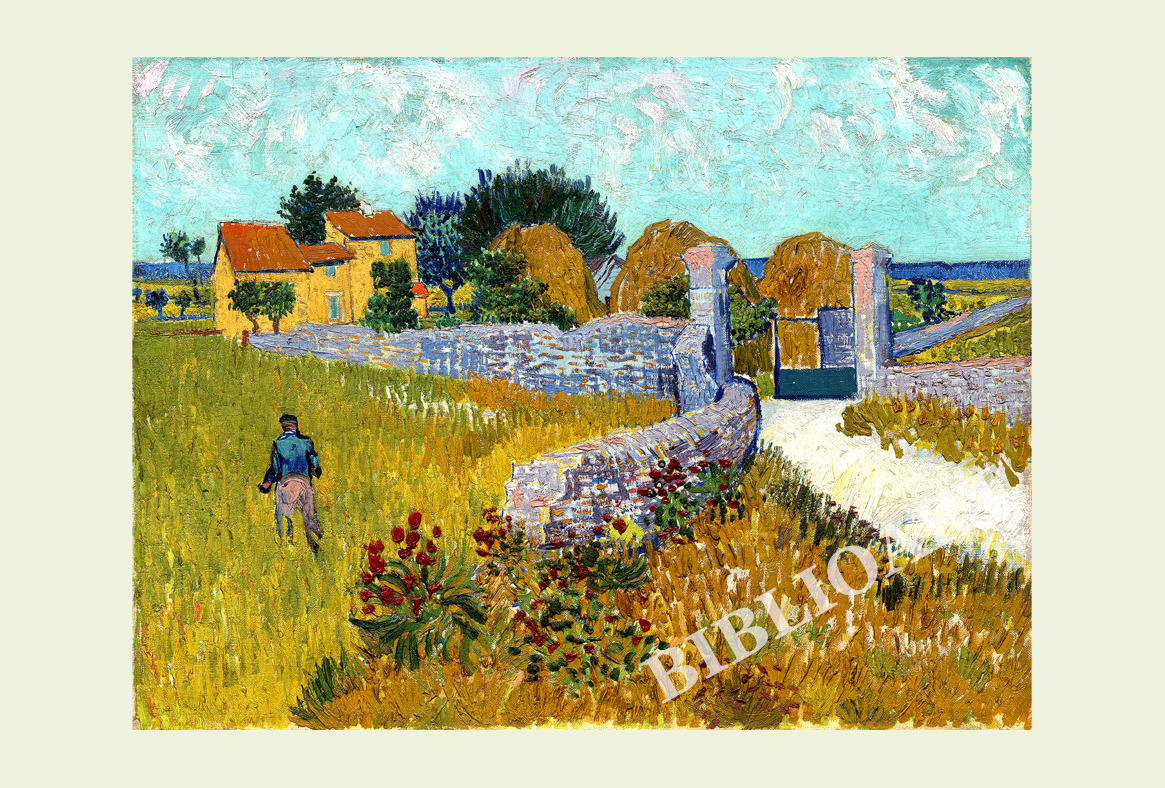 ポストカード単品：VVG060-BP：Farmhouse in Provence