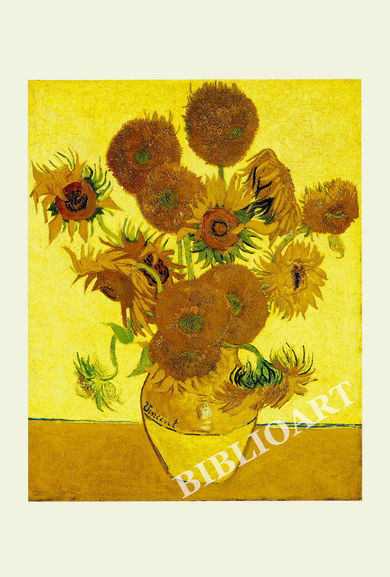 ポストカード単品：VVG102-BP：Sunflowers (F454), 4th version