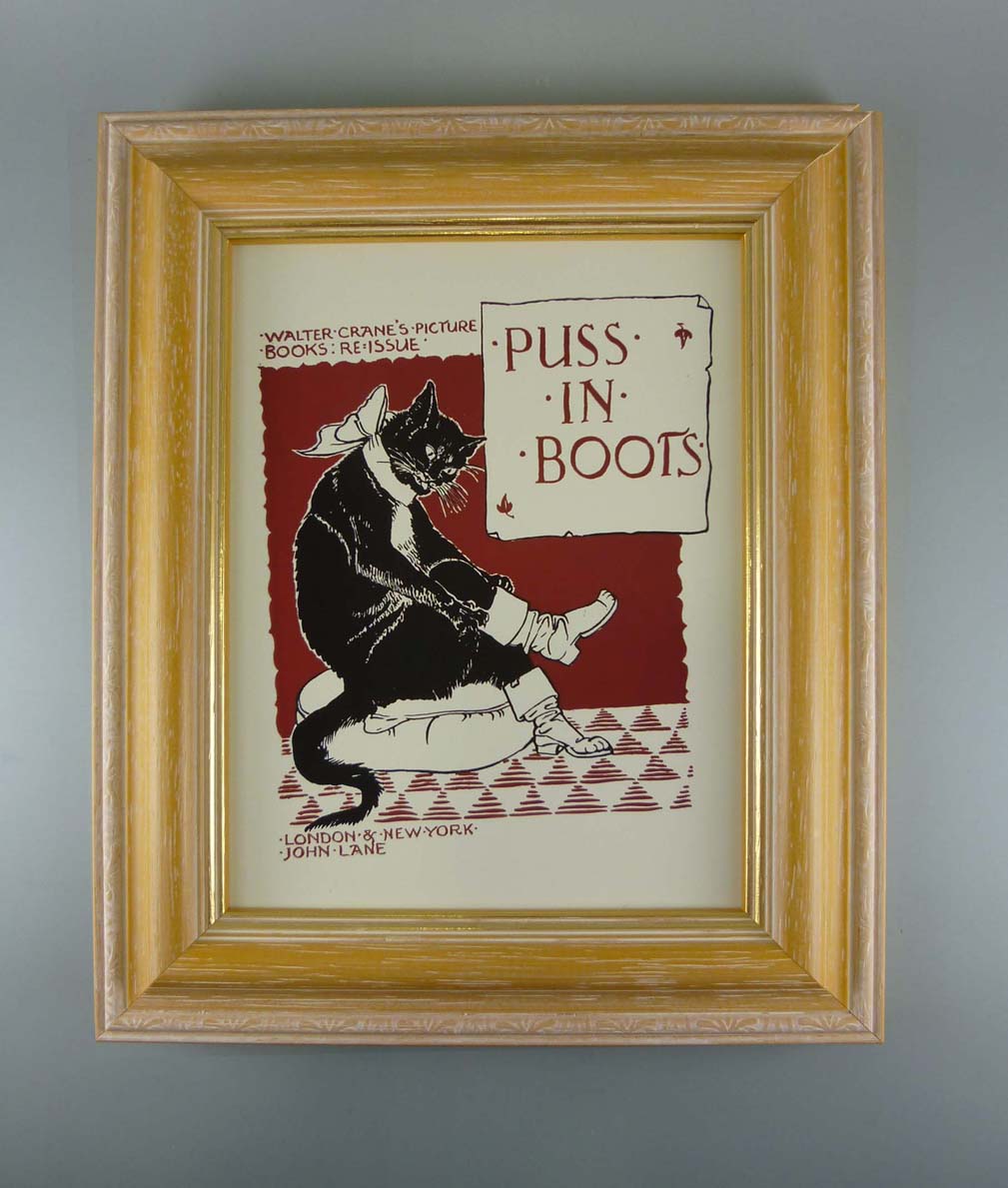 額装品（Ａ５）：WC005-A5G-B：Puss in Boots