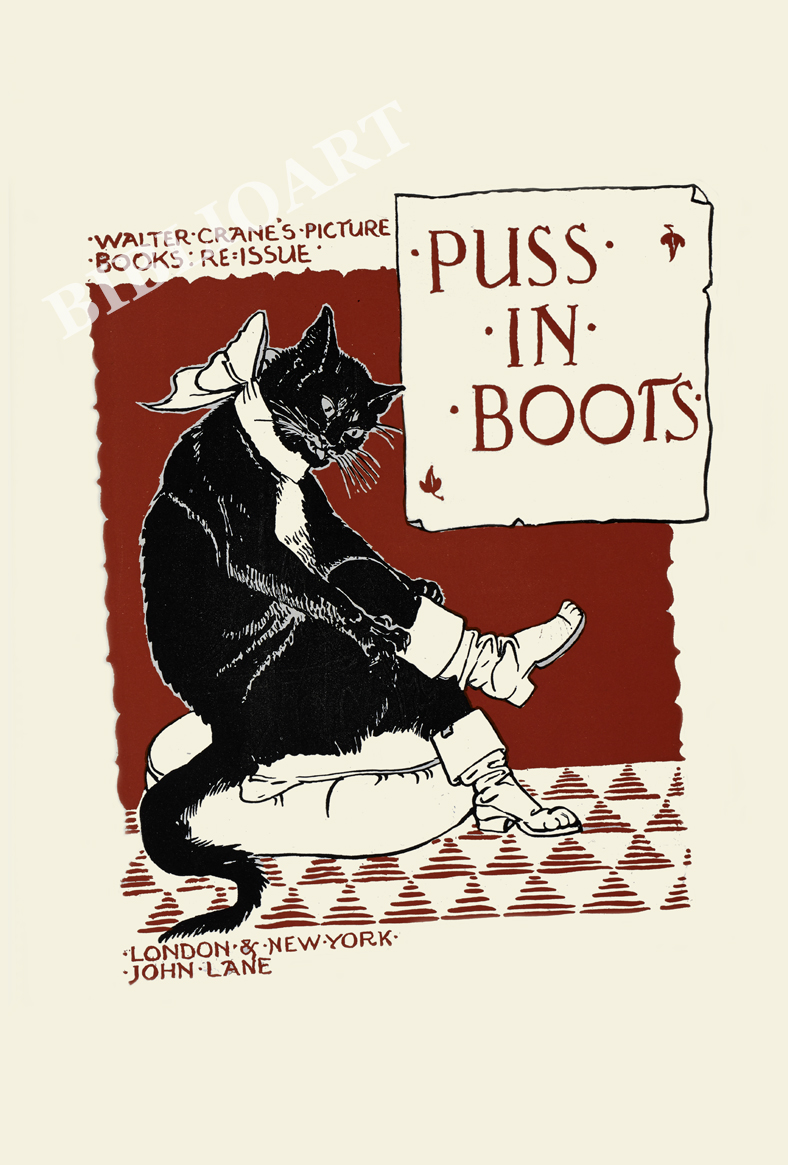 ポストカード単品：WC005-BP
：Puss in Boots