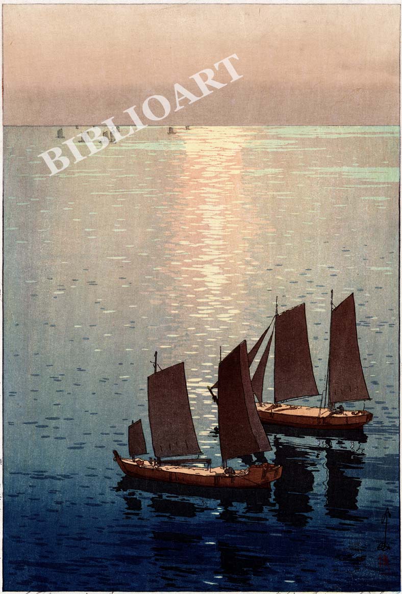 ポストカード単品：YH024-BP
：瀬戸内海集より 『光る海』