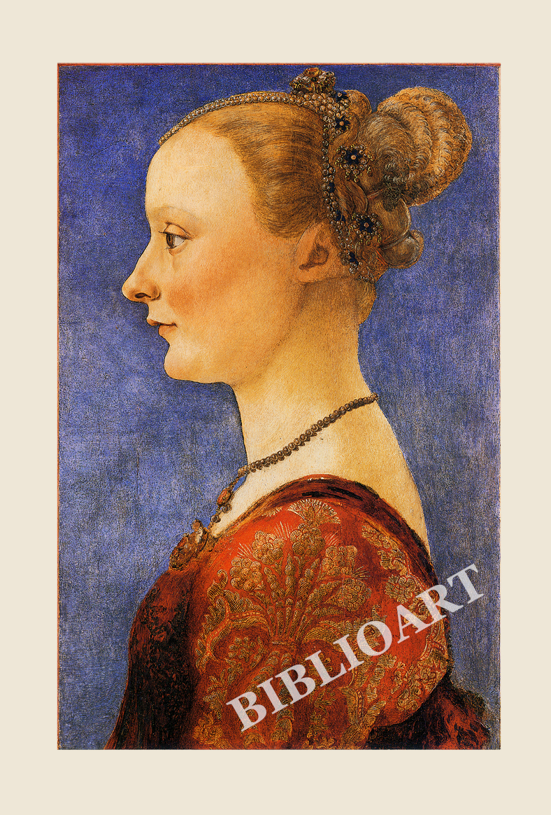 ポストカード単品：Z127-BP
：若い女性の肖像画