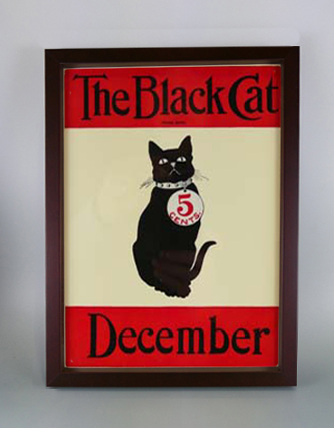 額装品（Ａ４）：Z149-A4G-BOX：The Black Cat, December